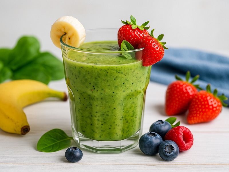 Frullato sano con frutta fresca